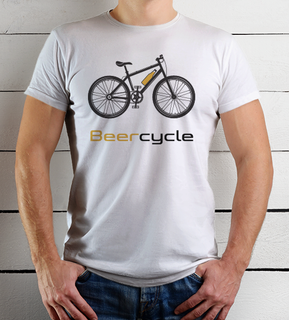 Camiseta Beercycle - Estampa Preta