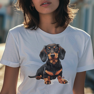 Camiseta Baby Long Pets - Dachshund 