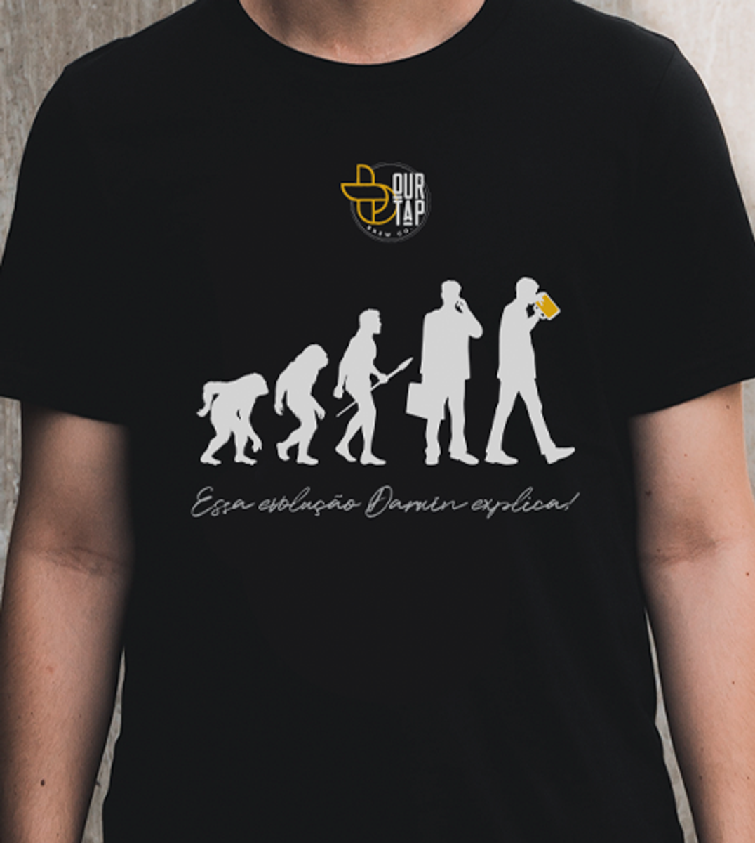 Nome do produto: Camiseta Evolução Homem - Our Tap Beer