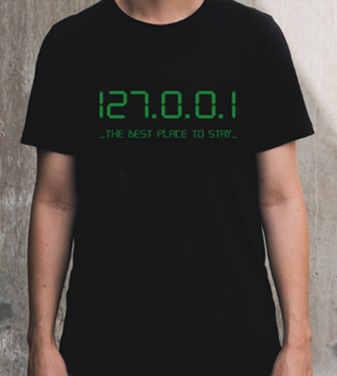 Nome do produto: Camiseta 127.0.0.1 - Estampa Verde