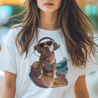 Camiseta Pets - Labrador Surf - Unissex