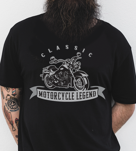 Camiseta Motorcycle - Classic Motorcycle Legend