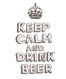 Nome do produtoCamiseta - Keep Calm and Drink Beer - Estampa Branca