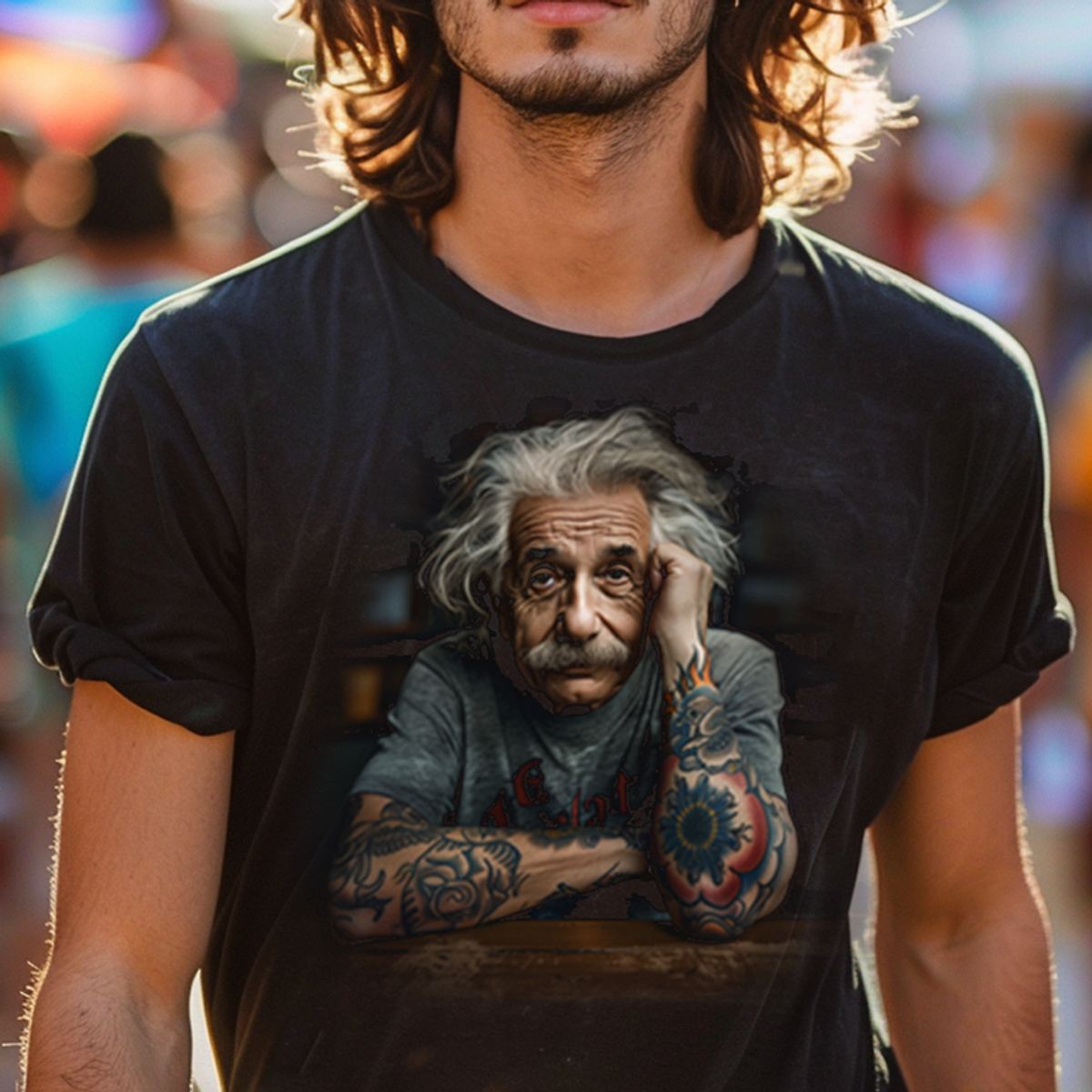 Nome do produto: Camiseta Tattoo Einstein - Unissex