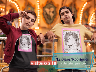 Nome do produtoVL ART ESTAMPA + ARTISTAS - Leidiane Rodrigues - MG -  camiseta estonada 