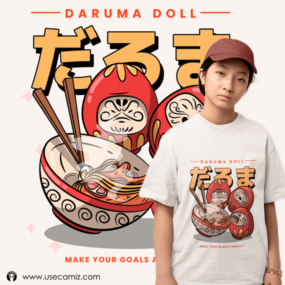 Camiseta - Daruma Doll