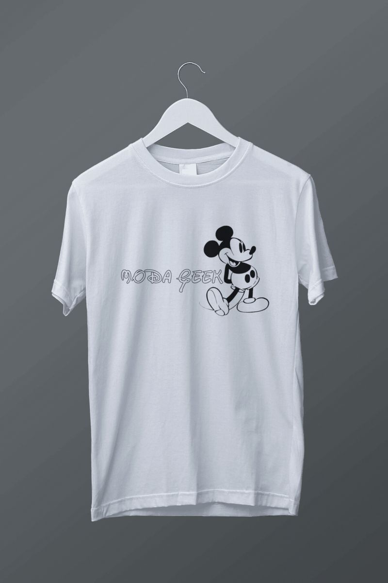 Nome do produto: T-shirt plus size Mickey Mouse