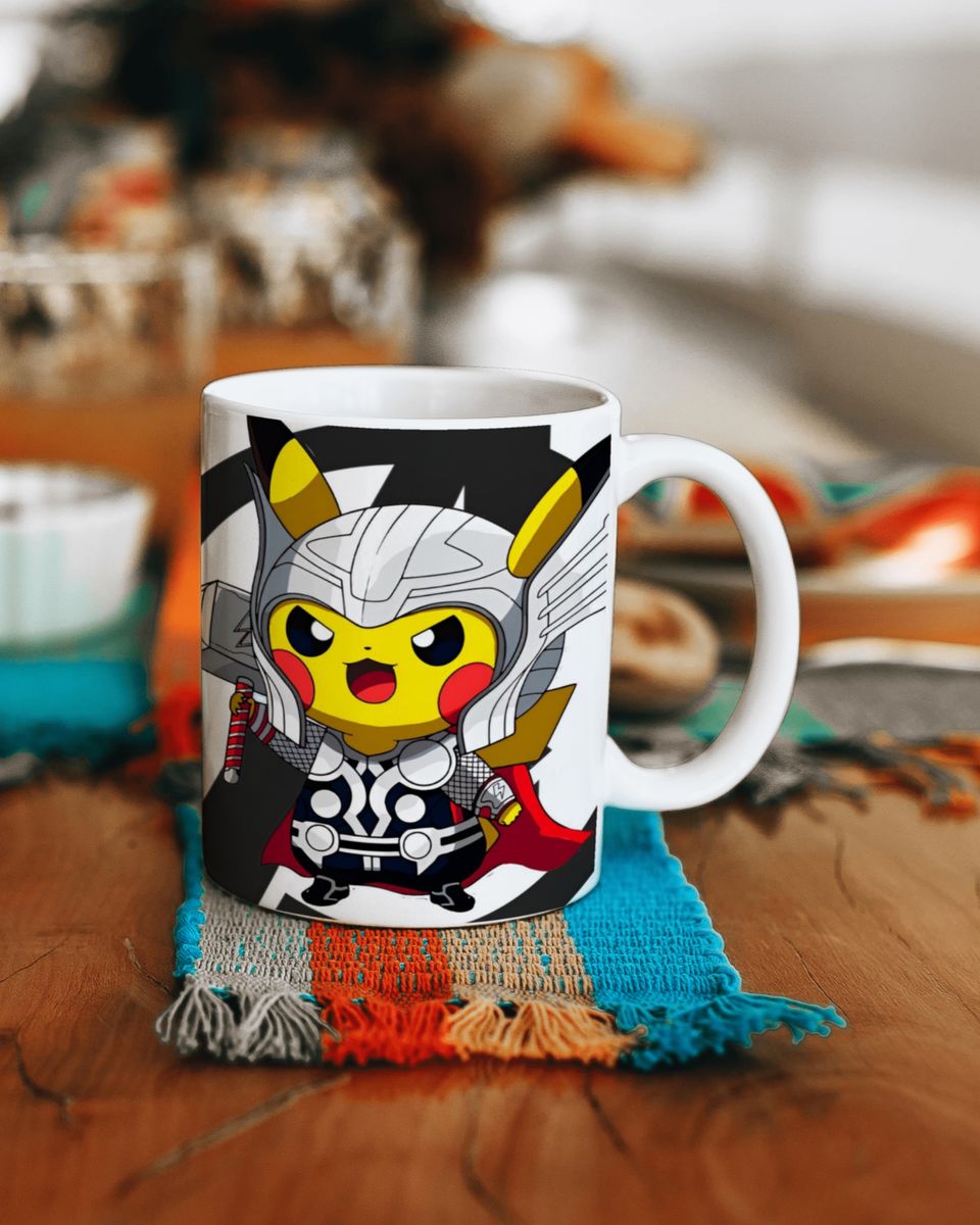 Nome do produto: Caneca Pikachu da Marvel