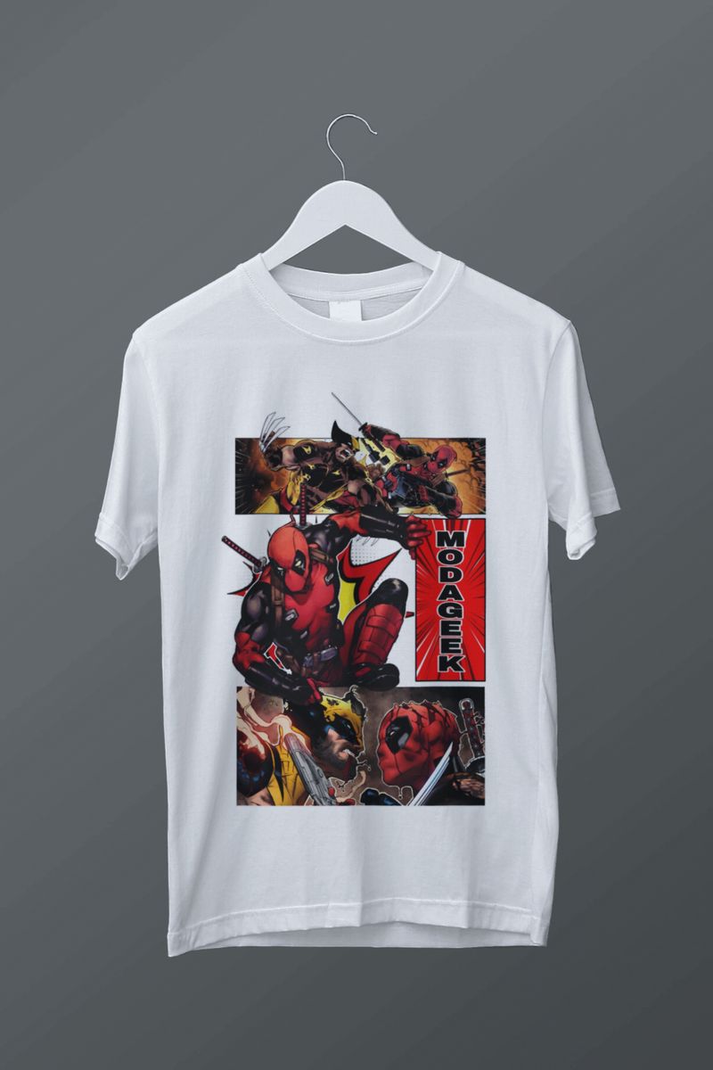 Nome do produto: T-shirt Deadpool & Wolverine MG