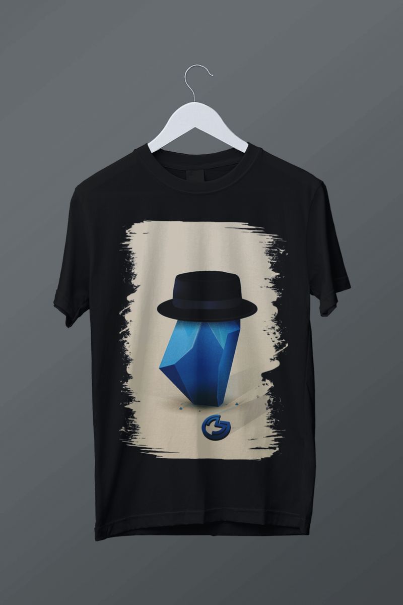 Nome do produto: T-shirt plus size cristal azul Breaking Bad