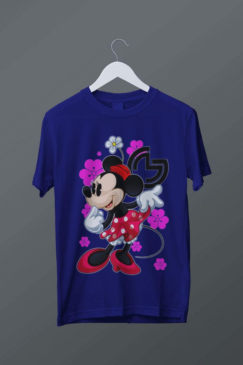 Nome do produto: T-shirt Minnie flowers