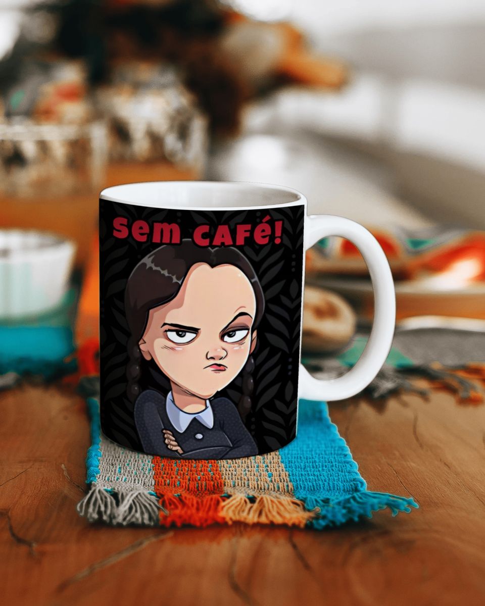 Nome do produto: Caneca Wandinha Addams