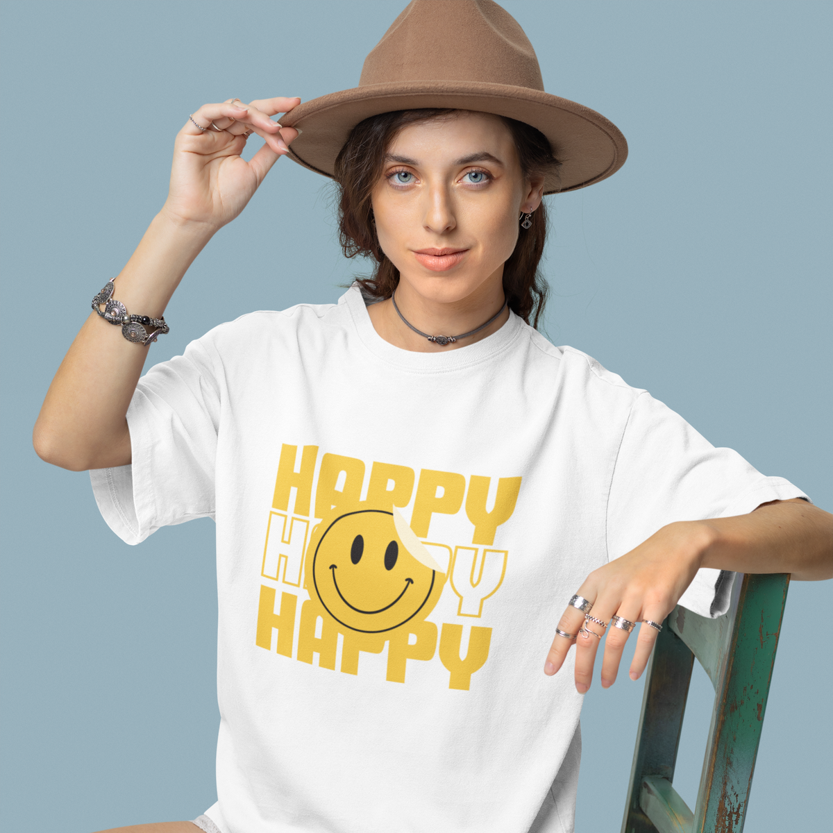 Nome do produto: HAPPY FACE T-Shirt