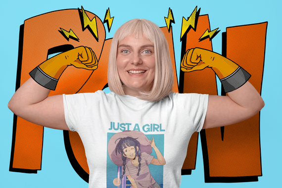 Camiseta JUST A GIRL Anime