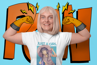 Nome do produtoCamiseta JUST A GIRL Anime