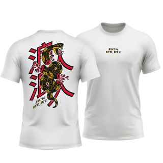 Camiseta Join or Die Project Armour Ronin Apparel Estampa nas costas