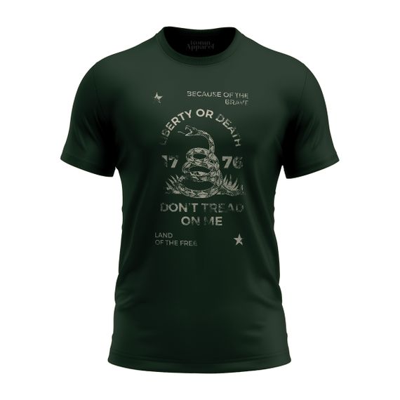 Camiseta liberty or death dont tread on me Ronin Apparel