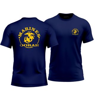 Camiseta OORAH Marines Corpos Project Armour Estampa nas costas