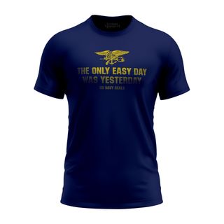 Camiseta Navy Seals The Only Easy Day Was Yesterday