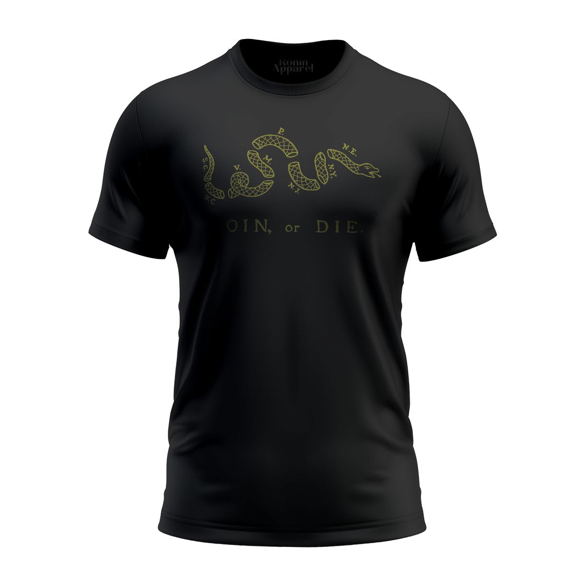 Nome do produto: Camiseta Militar Join Or Die Ronin Apparel