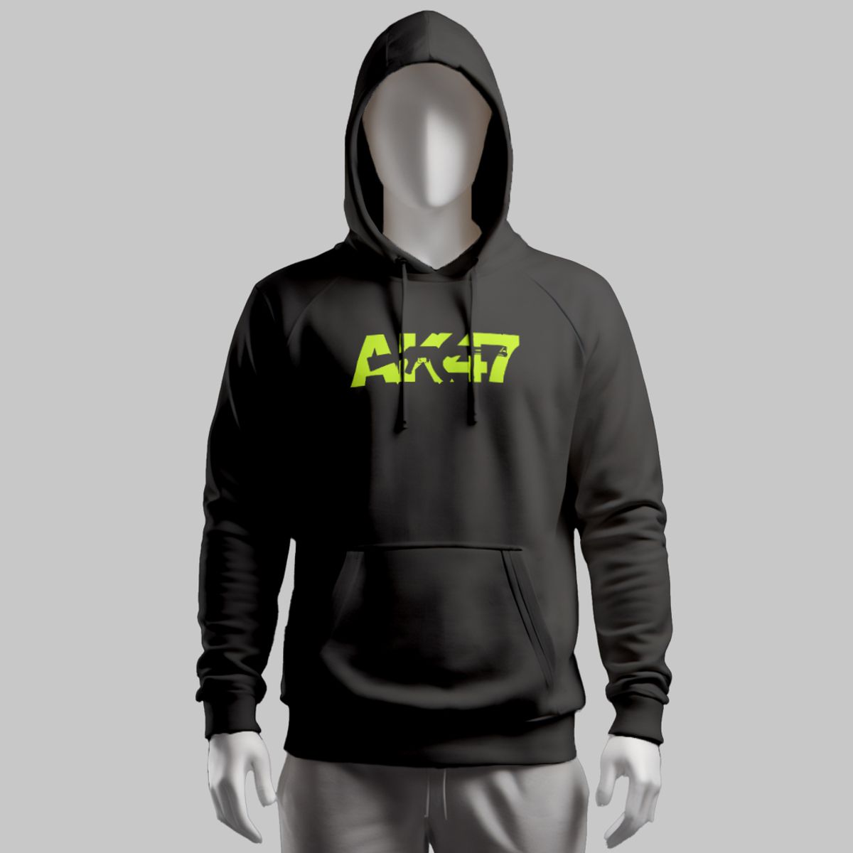 Nome do produto: Casaco militar com capuz e bolso canguro AK47 Ronin Apparel