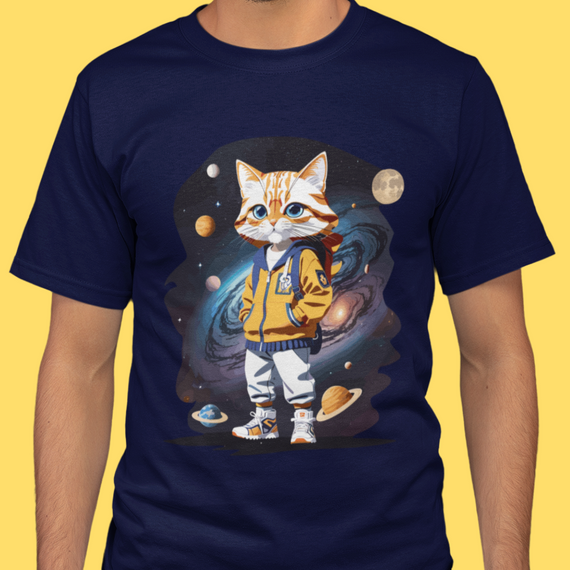 CAMISETA SPACE CAT