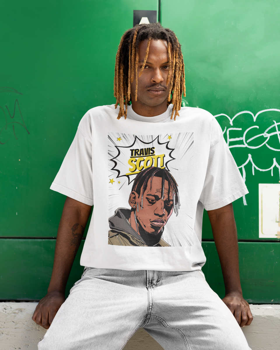 Nome do produto: Camiseta Oversized - Travis Scott