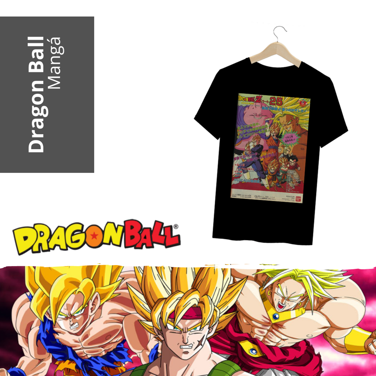 Nome do produto: Camiseta Dragon Ball Nº25