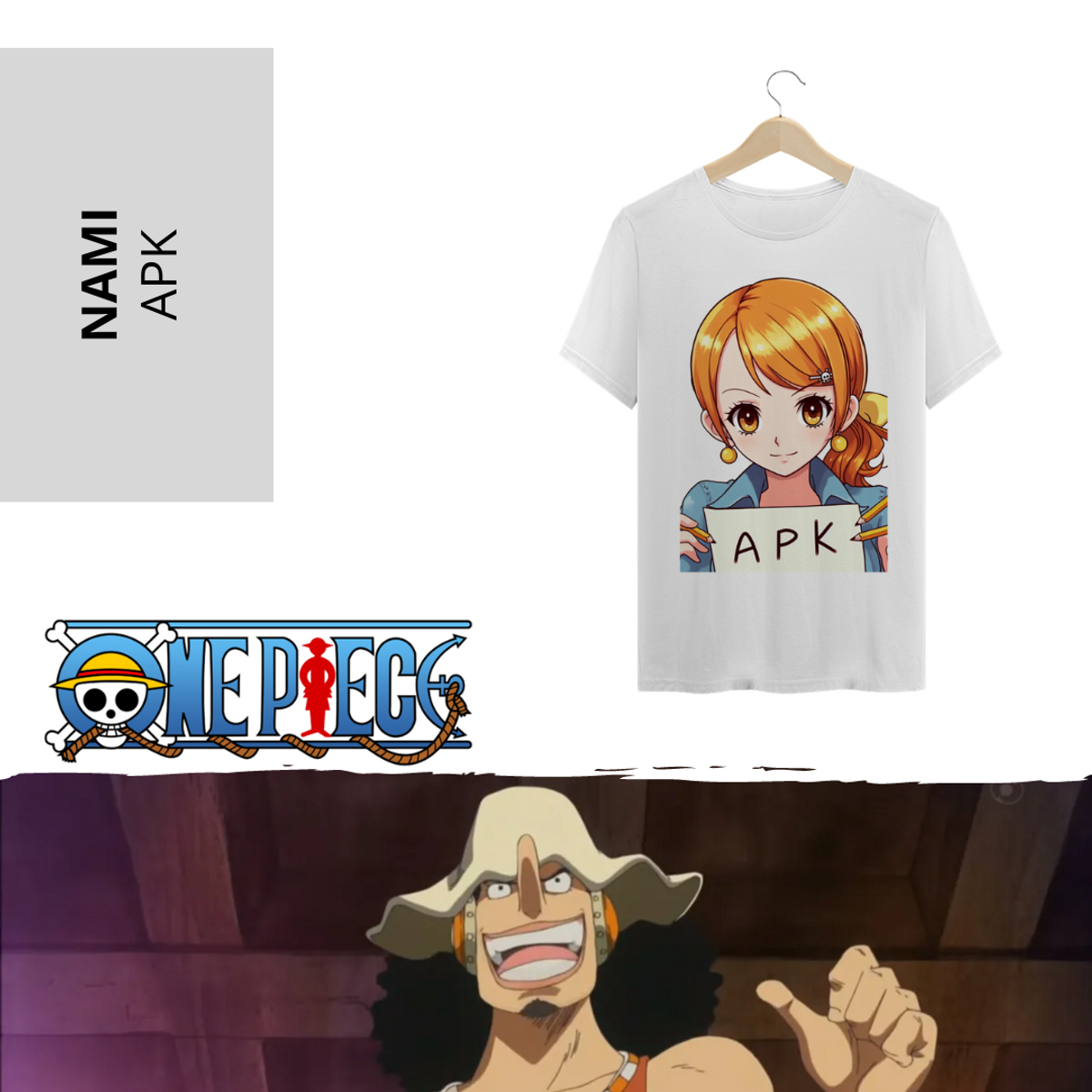 Nome do produto: Camiseta Nami
