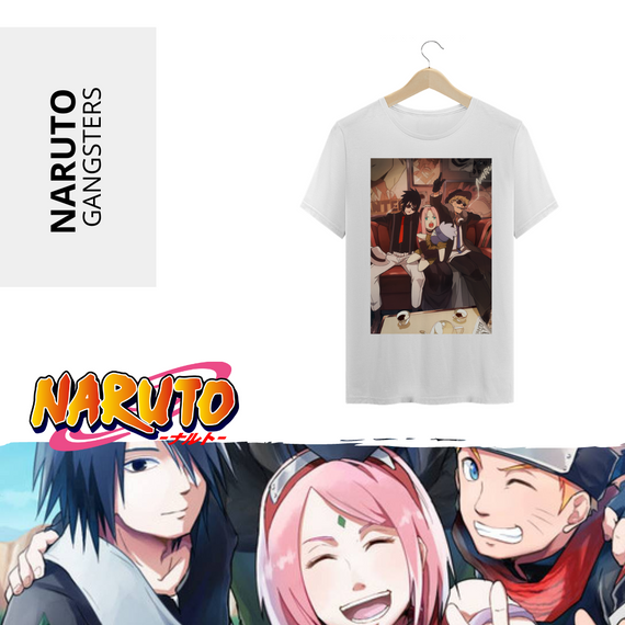 Camiseta Naruto: Time 7 Gang