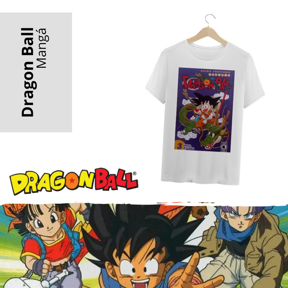 Camiseta Dragon Ball Edição Brasileira