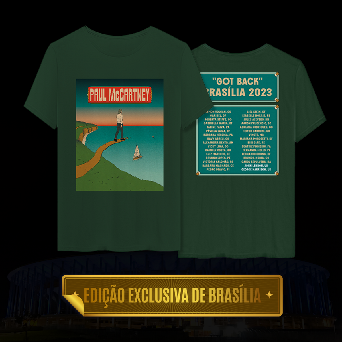 Nome do produto: Paul McCartney Got Back to Brasília - Edição Comemorativa Exclusiva