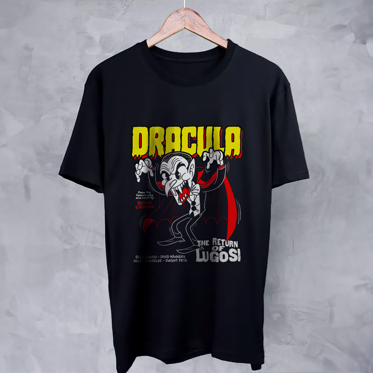 Nome do produto: Camiseta Slash BH Dracula - The Return of Lugosi 