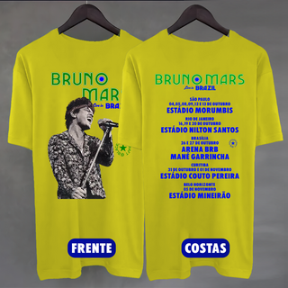 Bruno Mars Live In Brazil Tour (Frente e Costas)