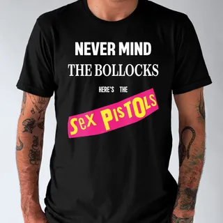 Camiseta Sex Pistols Never Mind The Bollocks (Preta)
