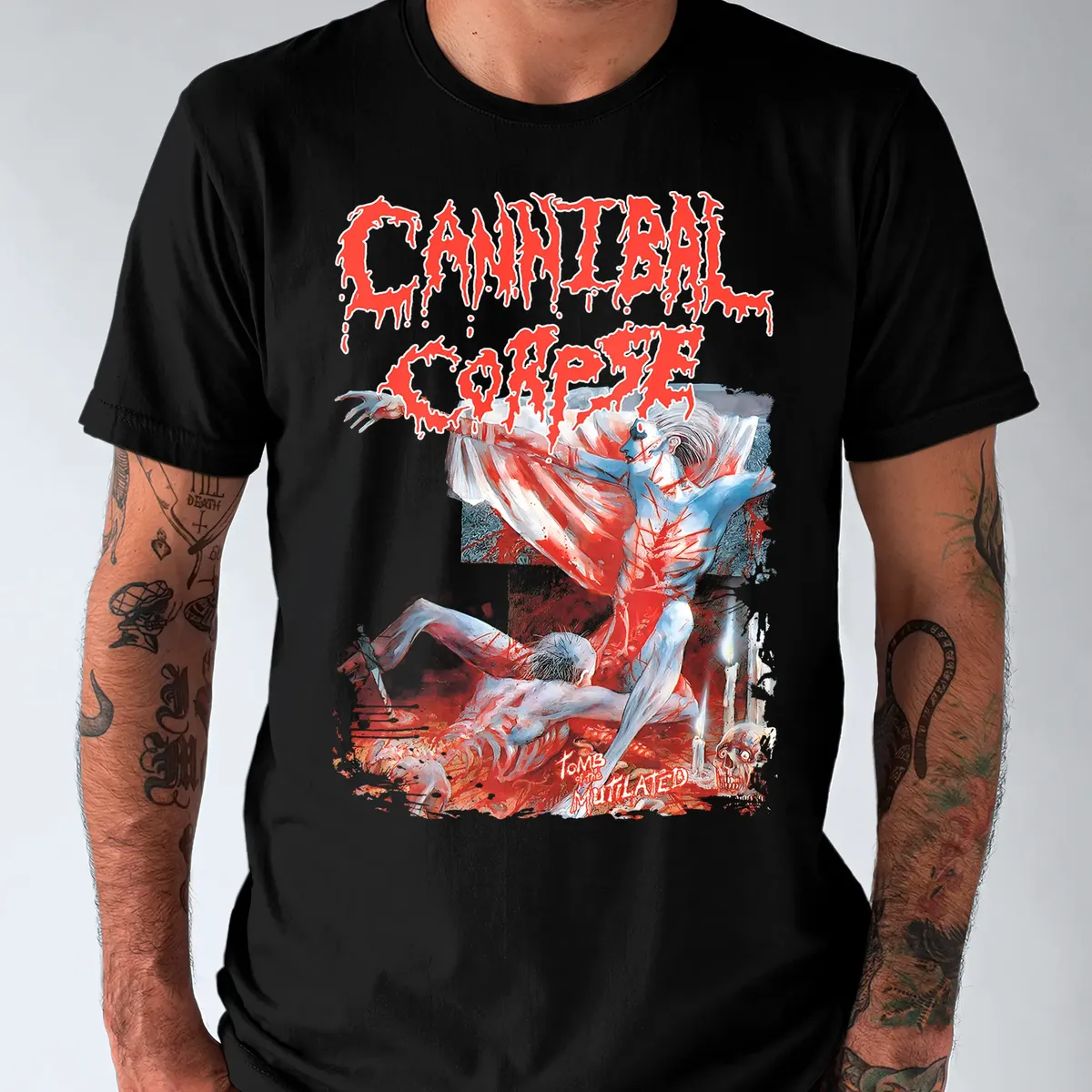 Nome do produto: Camiseta Cannibal Corpse Tomb of The Mutilated