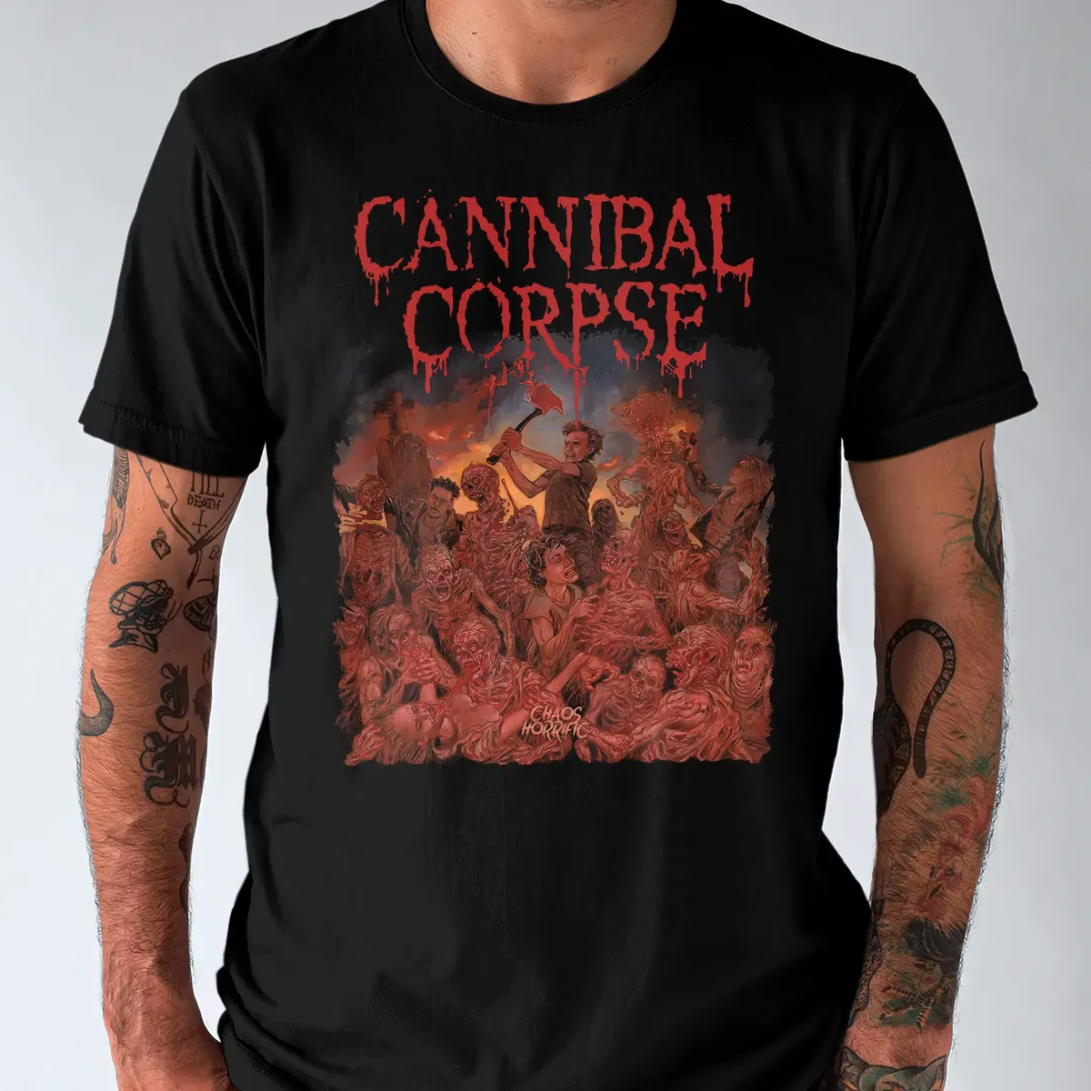 Nome do produto: Camiseta Cannibal Corpse Chaos Horrific