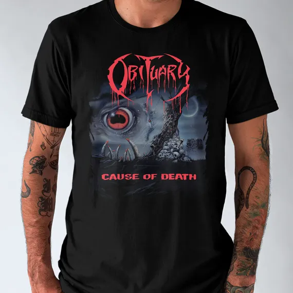 Camiseta Obituary Cause of Death