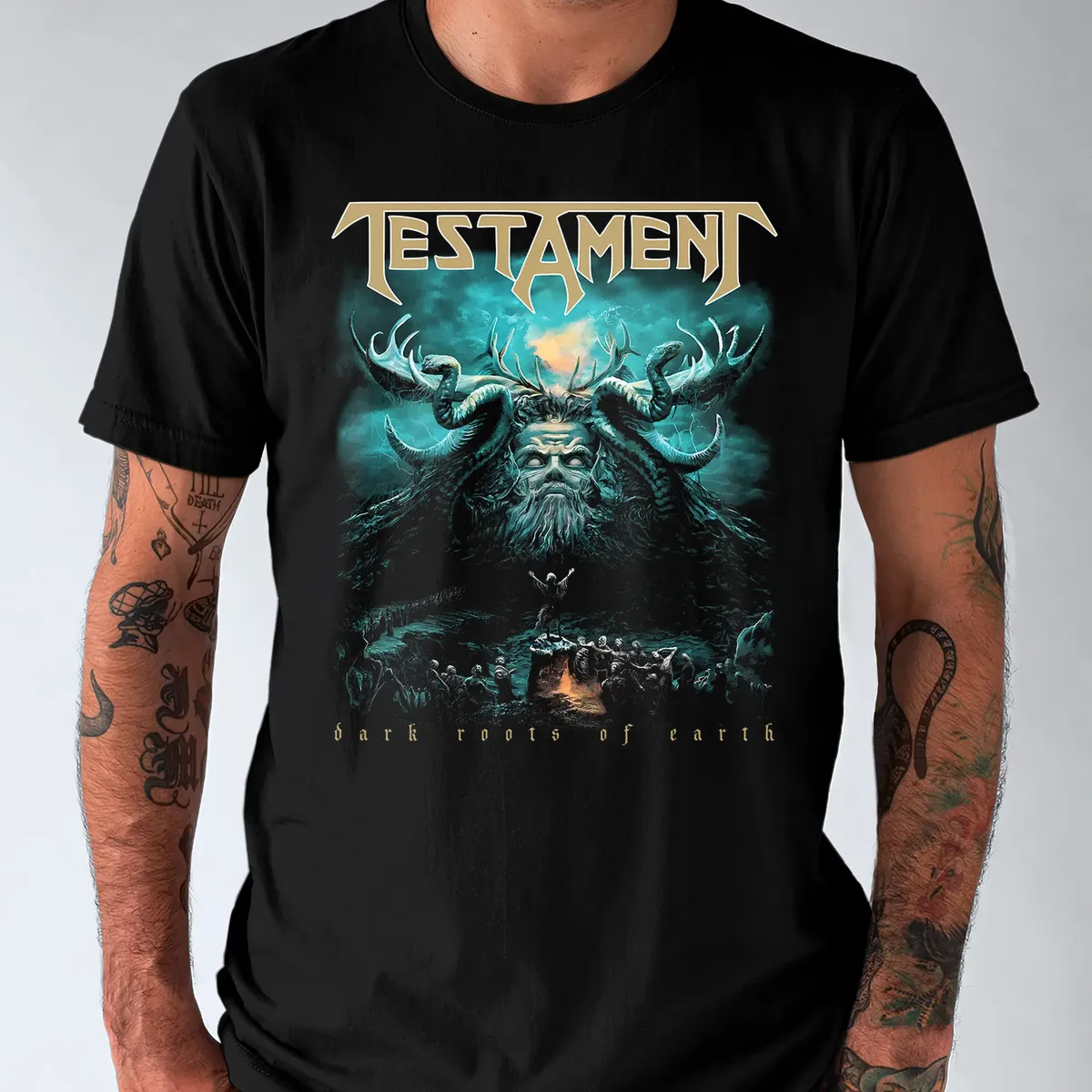 Nome do produto: Camiseta Testament Dark Roots of Earth