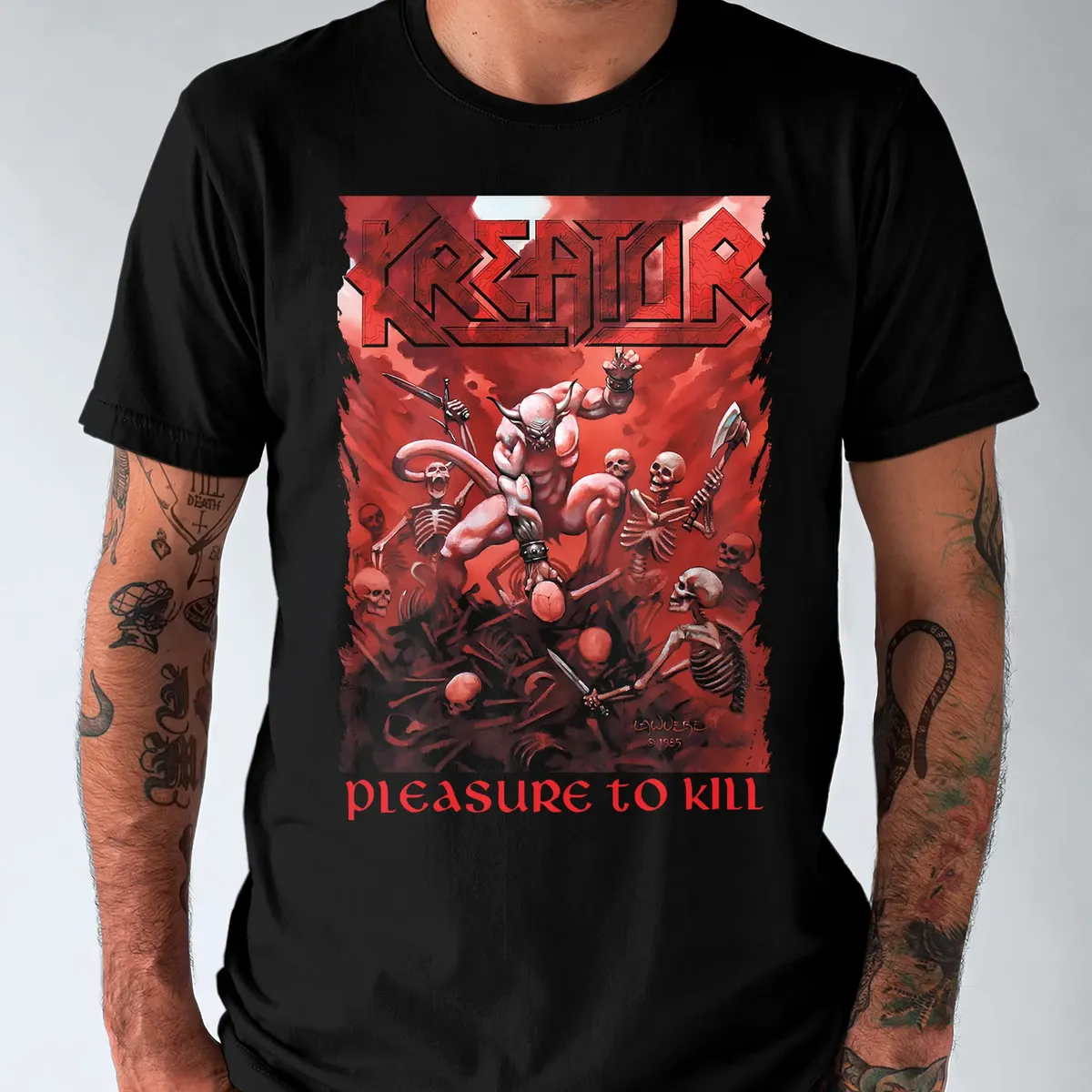 Nome do produto: Camiseta Kreator Pleasure to Kill