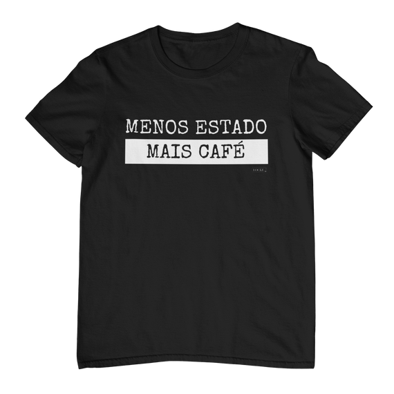 Camiseta Fem - Menos estado mais café