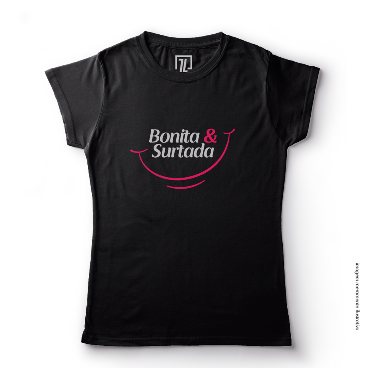 Nome do produto: Blusa Feminina Baby Long Bonita & Surtada