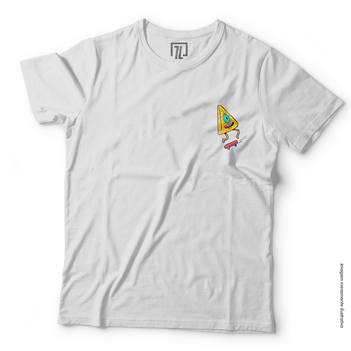 Nome do produto: Camiseta UNISSEX Skateboard pyramid