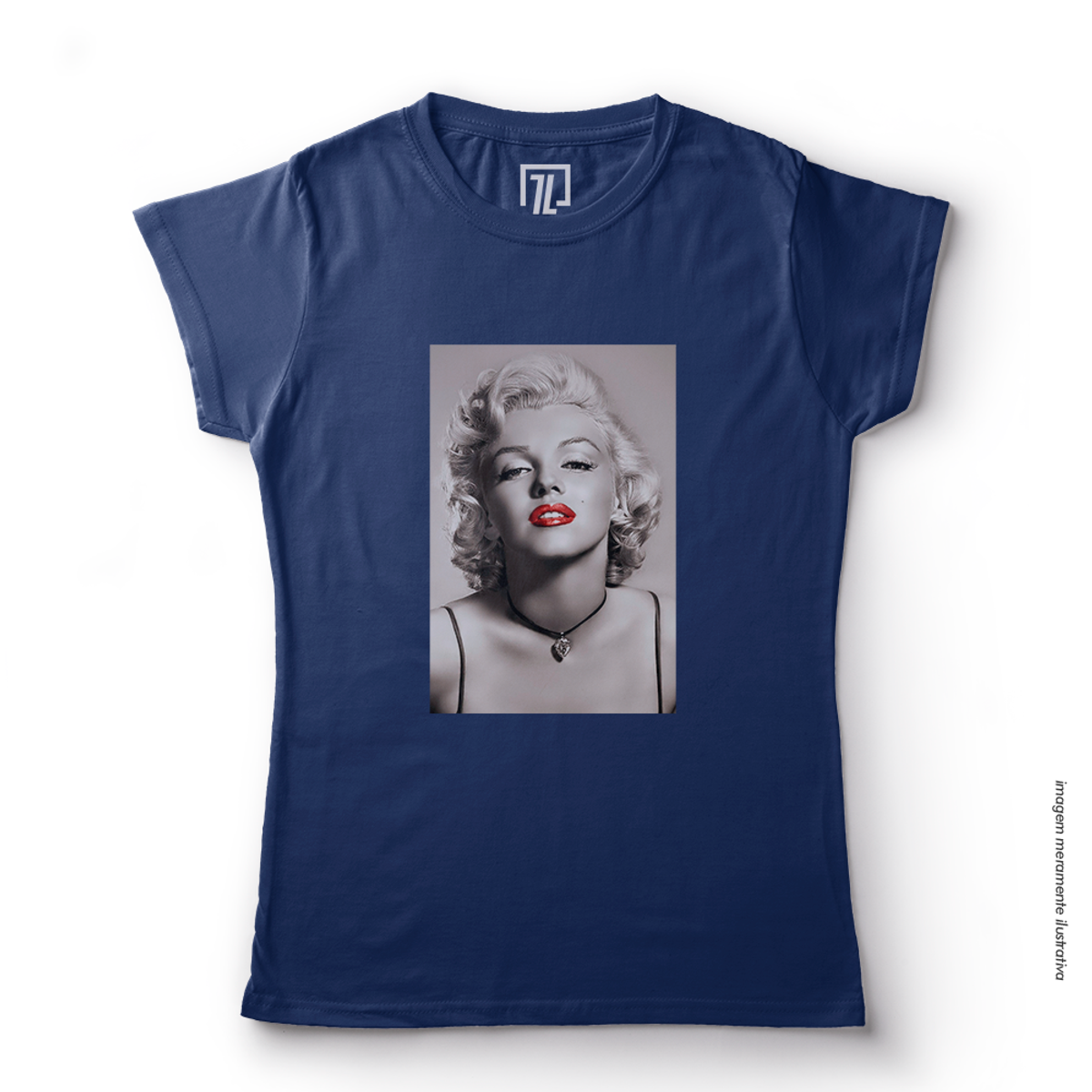 Nome do produto: Blusa Feminina Baby Long Marilyn Monroe