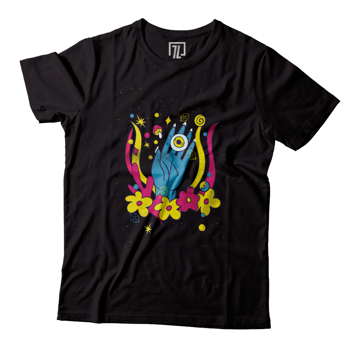 Nome do produto: Camiseta UNISSEX psychedelic hand