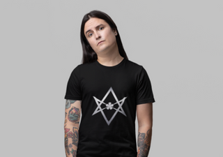 Nome do produtoCamiseta hexagrama unicursal prata