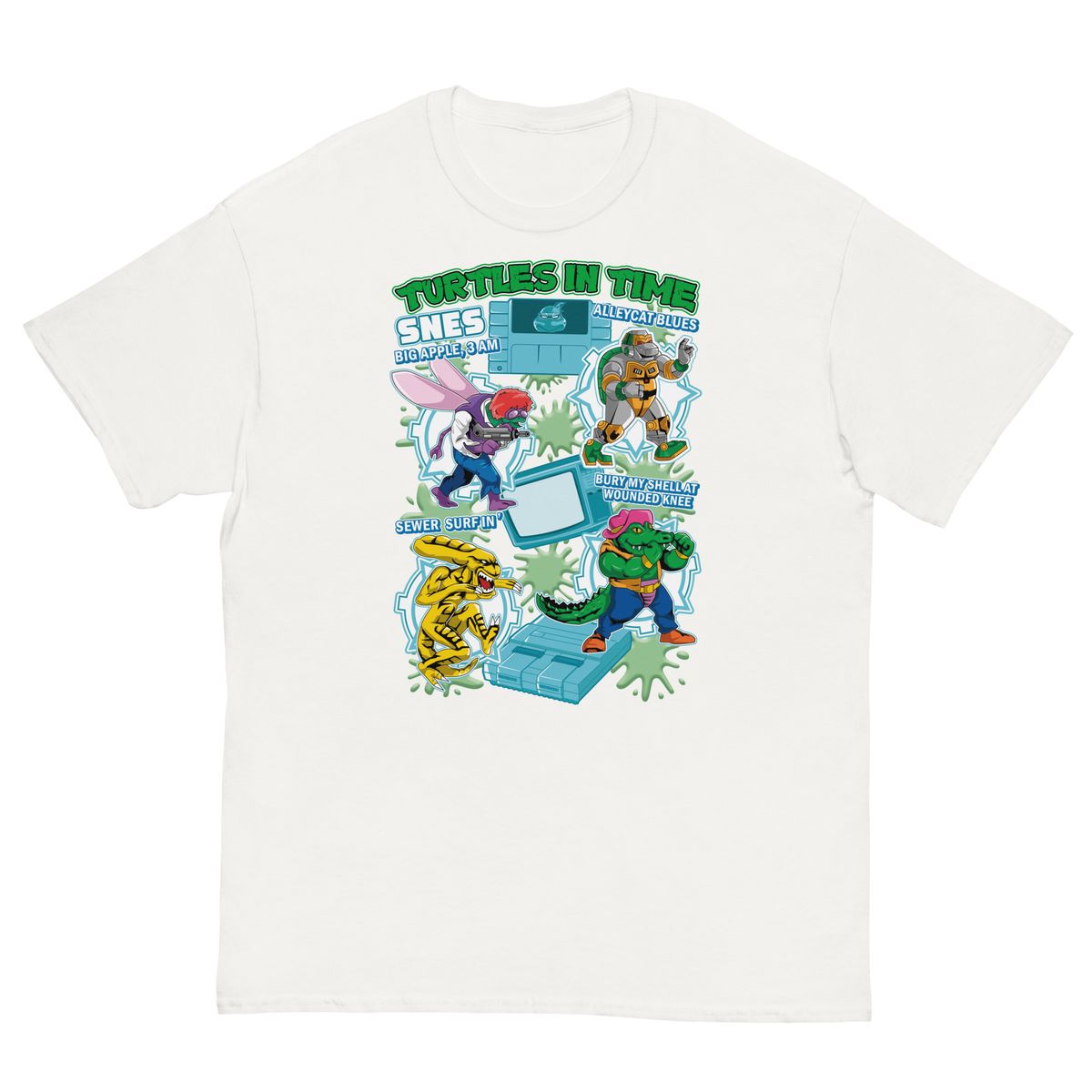 Nome do produto: Camiseta Tartarugas ninja - Turtles in Time 