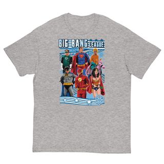 Nome do produtoCamiseta Big Bang League of Justice