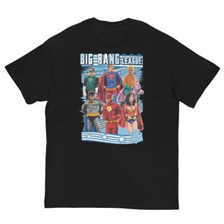 Nome do produtoCamiseta Big Bang League of Justice