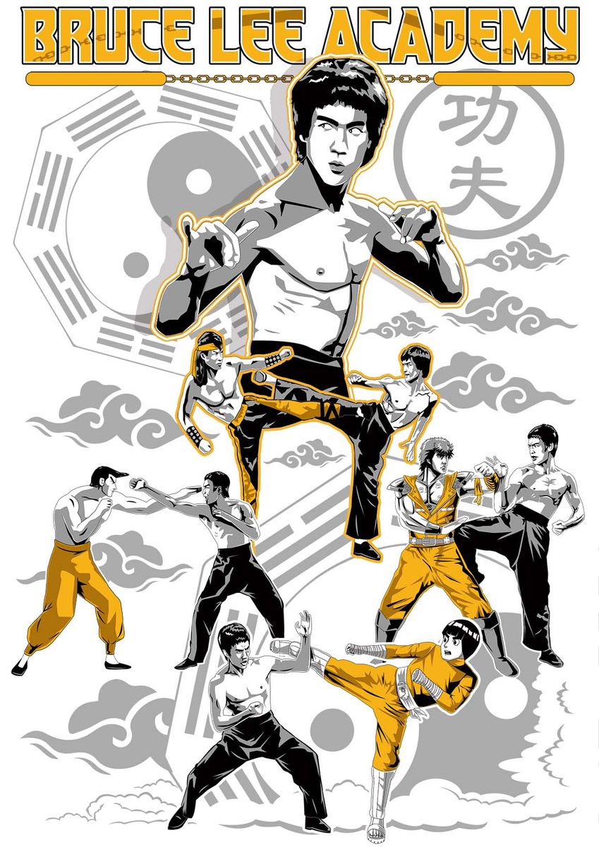 Nome do produto: Camiseta Bruce Lee Academy
